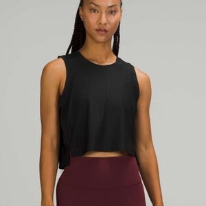Lululemon Mesh Back Cropped Tank Top